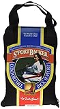Nada Chair Sportbacker Portable Back Supporter for Seat Backs, Camping, Boating, Concerts - Convertible Pouch Bag (Black)