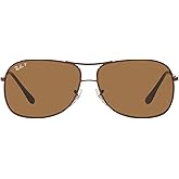 Ray-Ban unisex-adult Rb3267 Metal Aviator Sunglasses