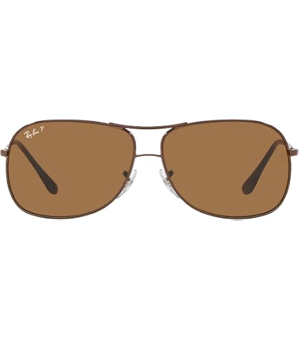 Amazon.com: Ray-Ban RB3688 Sunglasses, Gold/Brown Polarized, 58 mm