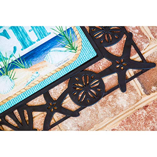 Evergreen Flag Beautiful Colorful Beach Sea Shells Durable Sassafras Switch Mat Tray