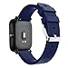 Replacement Strap for Huami Amazfit Bip Youth Watch Band Silicone Soft Wrist Band Bracelet for Xiaomi Huami Smart Watch Accessories Wirstband (Midnight Blue)