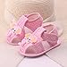 DZT1968® Baby Girl Boy Soft Sole Cartoon Elephant Prewalker Shoes Sandal (0~6 Months, Pink)