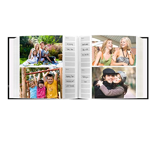 image for Pioneer Photo Albums Embroidered Live, Laugh, Love Black Sewn Leathere