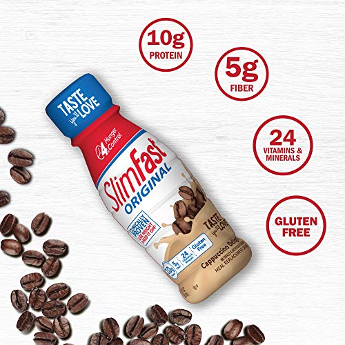 3 SlimFast+Original+Cappuccino+Delight+Shake