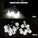 String Lights Solar Power 20 Feet with 30 LED Crystal Ball Super Bright Waterproof Indoor Outdoor for Christmas Garden Home Party Wedding Holiday Decorations(Cool White)
