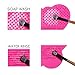 LA FERRA | Makeup Brush Cleaner | Best Cleaning Mat for Washing Rinsing and Preserving Professional Cosmetic Brushes | Portable Size Silicone for Travel Use | 7 x 5.5 Inches | Butterfly Shaped Tool