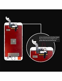 Pantalla de repuesto compatible con iPhone 6S Plus (blanco).