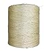 SGT KNOTS Natural Sisal Twine - 100% Natural Fiber String for Crafts, Gardening, Packaging, Craft Beer Brewing, Cucumber Twine, & Agriculture (100ft, Tan)