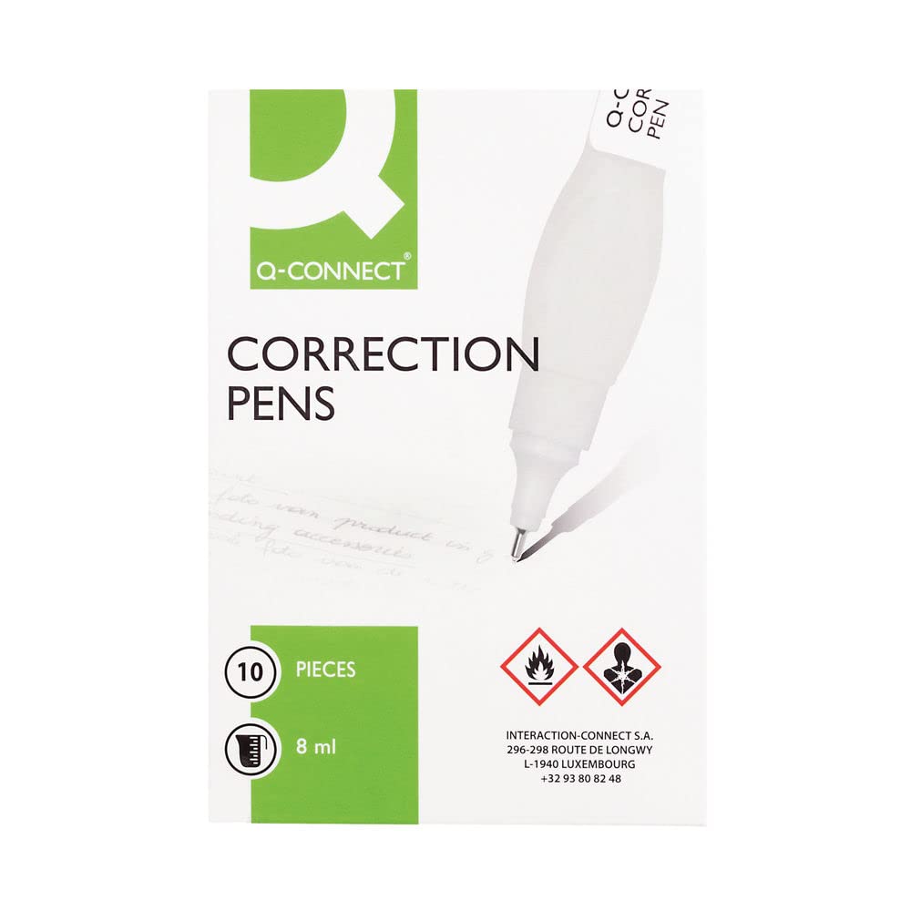 Q-Connect Correction Pen 8ml (10 Pack)