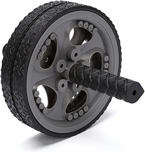 YISMEET Dual Ab Power Wheel/Non-Skid Exercise Toning Wheels, Flawless Fitness Roller Abdominal Exercise Equipment, Best Sport Fitness Workout for Abs, Core and Abdominal Trainers