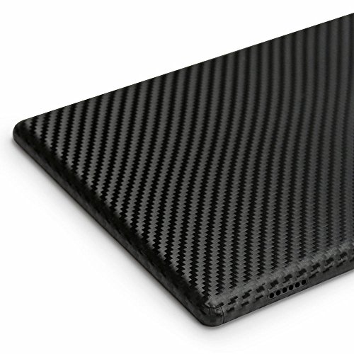 ArmorSuit MilitaryShield - Fire HD 8 Screen Protector (6th Gen - 2016 Release) + Black Carbon Fiber Skin Back Protector w/ Lifetime Replacements - Front Anti-Bubble Ultra HD Shield