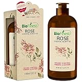 Biofinest Rose Essential Oil Shower Gel - Aromatherapy Luxury Spa Gift Set - Natural Fragrance Body Wash - Organic Moisturizing Bubble Bath - Paraben Sulfate Free - For Dry Skin Acne Women Men Kids