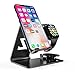 Bosssee Cell Phone Stand Watch Stand Desktop Phone Stand Holder For All Size Smartphone and Tablet (Up To 9.7 Inch) Charging Stands Accessories Desk(Black)
