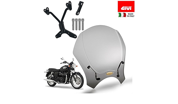 Screen Givi 140a And Fitting Kit Al6406a For Triumph Bonneville 865 Motorbikes Accessories Parts Automotive Umoonproductions Com