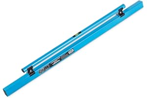 OX TOOLS Pro Series 48 Inch Concrete Screed with Leveling Vial | Heavy Duty Structural Alloy | Ergonomic Handle Grip | Lightweight & Reversible | Internal Strength Support Bars | 1200mm | P021312