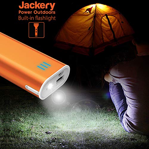 Jackery Portable Travel Charger Bar 6000mAh Power Outdoors PocketSized Ultra Compact External