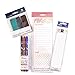 Erin Condren Woven Wonder Bundle: Snap - in Dashboard, Stylized Sticky Notepad, Mini Snap - in Bookmarks, Designer Dual Tip Markers with Fine and Medium Tips