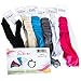 Headbands for Women - Wide Headbands - Cotton Elastic Headwraps for Women - 5 Pack with Wire Headband- Hair Accessories by CoverYourhair