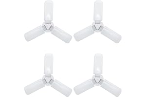 LED Garage Lights Dimmable Ceiling with 3 Adjustable Panels 6000LM 6500K E27 E26 for Garages Workshop Indoor Warehouse Full A