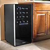 Wine Enthusiast Silent 32 Bottle Touchscreen Wine Refrigerator (2-Temp)