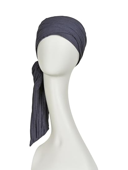 Christine Headwear Cotton Turban Joli Dark Grey 1015 311