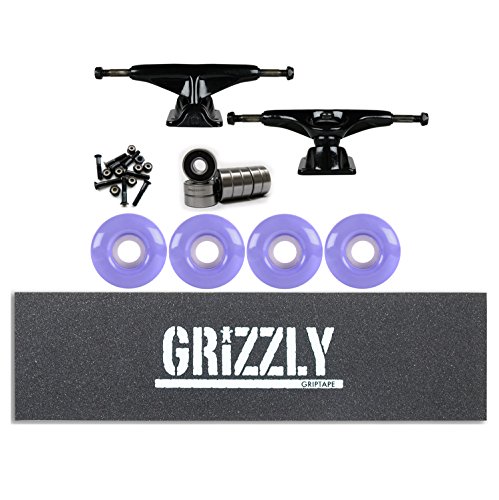 TENSOR Trucks MAG Slider Black 5.0 51mm 2725 Purple Wheels G