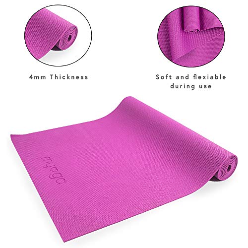 Myga-Entry-Level-Yoga-Mat-Exercise-Mat-for-Pilates-Travel-Non-Slip-Multi-Purpose-Fitness-Mat-Core-Workout-for-Home-Gym-Yoga-Studio