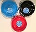 TBC HOME DECOR Round Plastic Pet Bowls - 9 3/4 inch - 3 color set