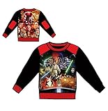 Star Wars The Big Picture Little Boys' Sublimated Mesh Crew Neck Sweatshirt
