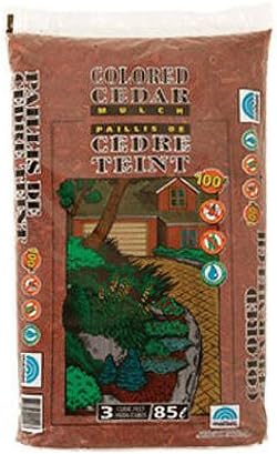 AMERISCAPE 55556 Cedar Mulch, 3 Cubic Feet, Red