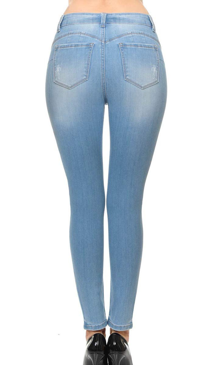 Destructed Ripped Skinny Jean 