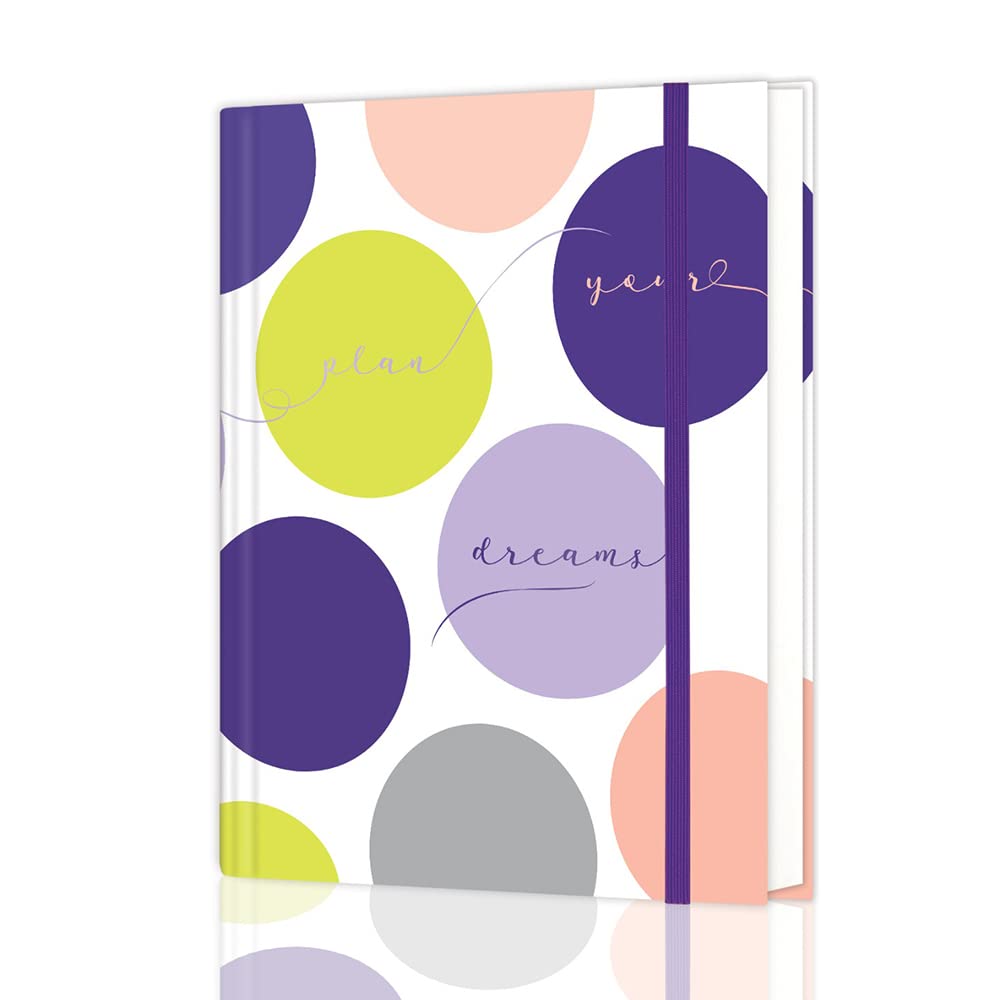 Elegant Notebook Notepad "Color Circle", Hardcover, A5 notebook, Lined 192 pages, Luxury, Elegant Printing Series, Diary writing lined, Daily work spiral