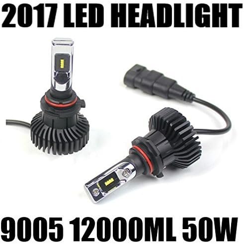 NZ Lightning LED Headlight Bulbs HB3(9005) LUMILED ZES 2nd 50W 6500K White 12000LM (6000Lm × 2 bulbs) All in one 1 Year Warranty