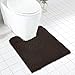MAYSHINE Around Toilet Area Rug | Soft Non-Slip Bathroom Mat, Absorbent Microfiber, Machine Washable | Alfombra de Baño para Inodoro, Antideslizante y Lavable | Luxury Mat | 24