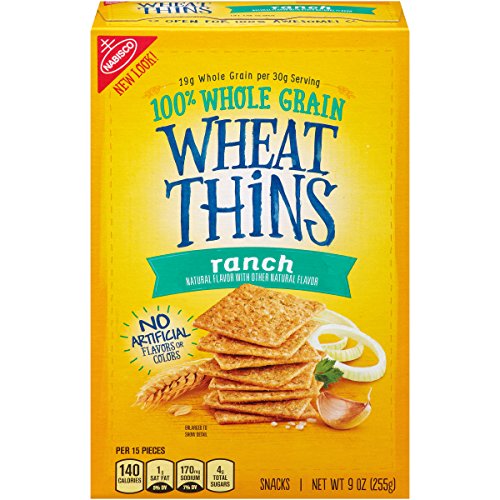 Wheat Thins Ranch Crackers, 9 Ounce