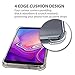 ZeKing Galaxy J6 Plus Case, Crystal Clear Soft Silicone TPU with Four Corner Bumper Protective Case Cover for Samsung Galaxy J6 Plus (Transparent)