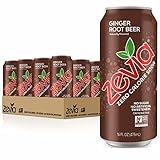 Zevia Zero Calorie Soda, Ginger Root Beer, 16 Ounce