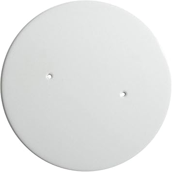 1 4 Inch White Ceiling Blank Up Cover With 8 Inch Diameter For 4