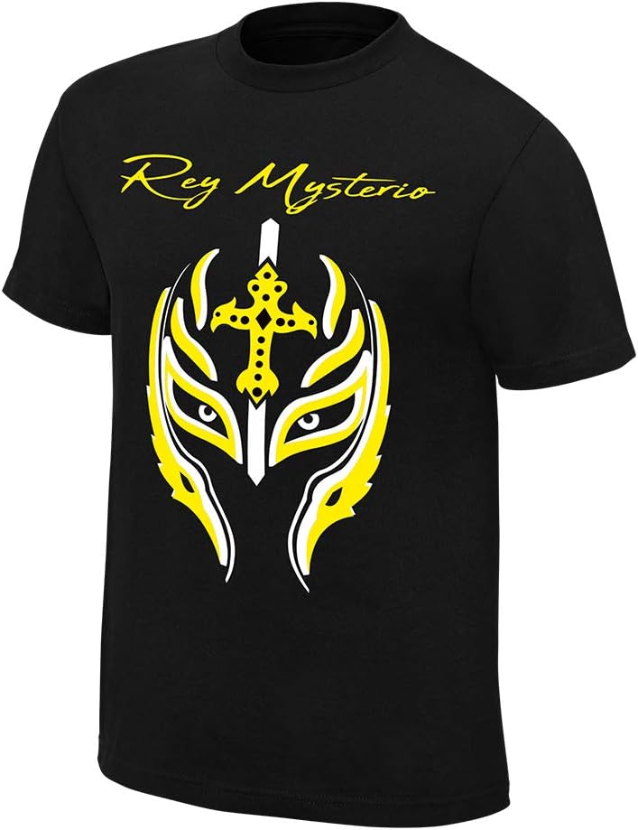 Rey Mysterio Greatest Mask of All Time Youth T-Shirt Black Small