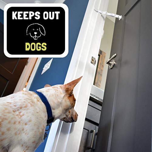 Door Buddy Adjustable Door Latch. Dog Proof Cat Litter Box Without a