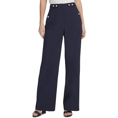 Buy DKNY Womens Hi-Rise Pleated Sailor 