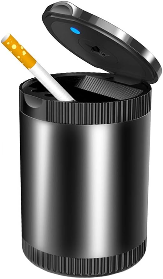 Car Ashtray, Car Multifunction Ashtray With Cover, Automatic Ashtray