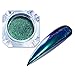 BORN PRETTY 4 Boxes Nail Art Chameleon Peacock Holographic Mirror Powder manicuring Iridescent Pigment Laser Colorful Neon Dust Glitter, 0.5g/Box