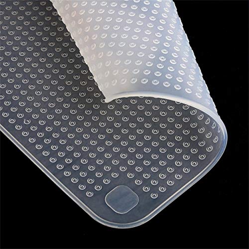 4pcs Seal Vacuum Food Magic Wrap Multifunctional Food Fresh Keeping Plastic Wrap Silicone Transparent Re-Usable Food Wraps