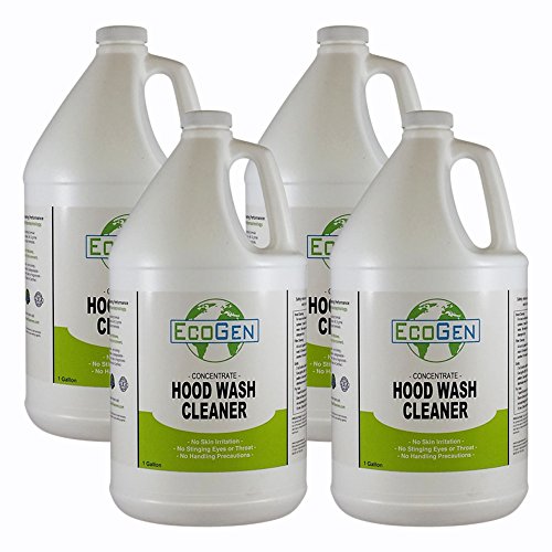 NEW EcoGen ECOHDWGCS Hood Wash Cleaner, 1 gal (Pack of 4) FREE2DAYSHIP