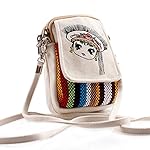 Goodhan Vintage Handmade Women Mini Crossbody Bag Cellphone Pouch Small Handbag Coin Purse
