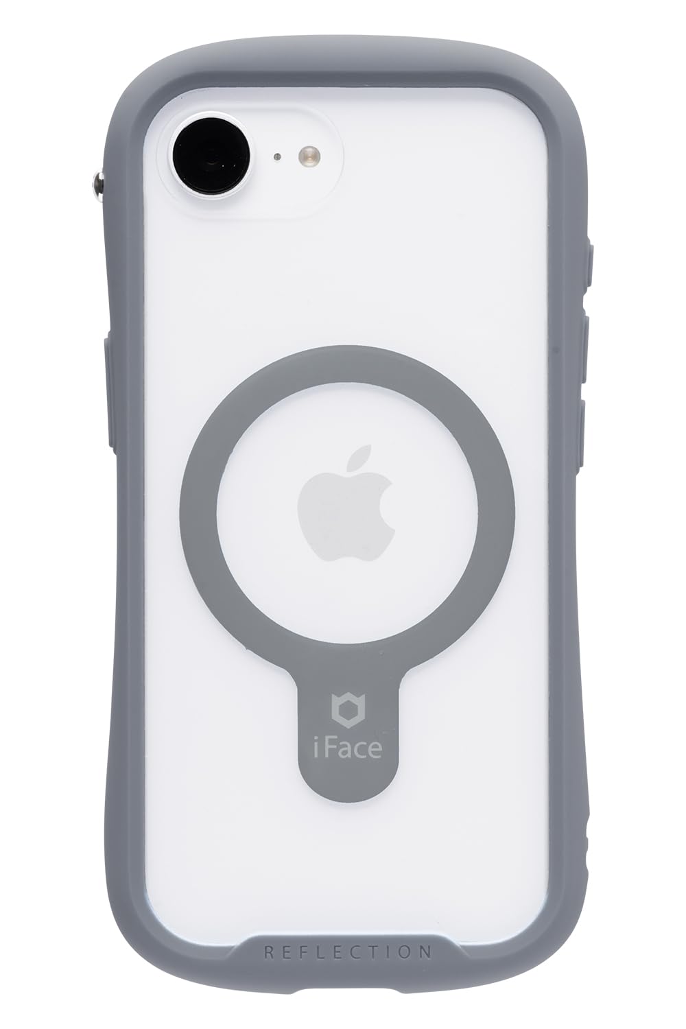 iFace Reflection iPhone 16e ケース MagSynq クリア 強化ガラス(グレー)【アイフェイス アイフォン16e 用 スマホケース iphone16e カバー 耐衝撃 透明 ストラップホール】商品画像