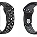 YOOSIDE for Fenix 5/Forerunner 935 Watch Band, 22mm Silicone Sport Quick Fit Easy Release Sweatproof Strap for Gamin Fenix 5/5 Plus/Forerunner 935/Approach S60,Fit Wrist 6.9~8.8in,Black-Grey