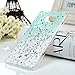 Mavis's Diary Note 5 Case, Galaxy Note 5 Case 3D Handmade Bling Crystal Shiny Rhinestone Diamonds Special Hollow Floral Gradient Pattern Hard PC Cover Clear Case for Samsung Galaxy Note 5