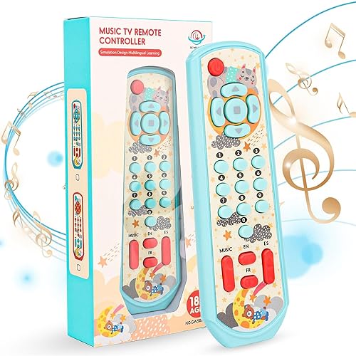 Baby Remote Control Toy, Music TV Remote Controller, Educational and